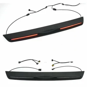 ABS Tail Box Accessories Brake LED Door Sill Pedal Strip Guard Trim Fit for Land Rover Defender 90 110 130