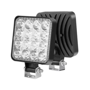 ABS Waterproof LED Work Light for SUV 16LED Square for Off Road 12V Truck Tractor 4WD 4×4 Car