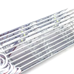 AC220VSMD 3030 DC12V24V IP20 IP65 Aluminum Rigid Diffuse Reflection Back Light LED Strip Bar for Ultra Thin Landscape Light Box