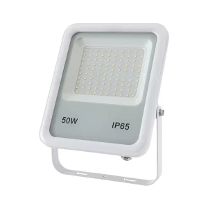 ADC12 Die Cast Aluminum 50W 24V DC Low Voltage Floodlight with White Case for Boat Deck IP65 Lighting Protection