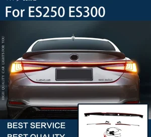 AIHUI 1055 Car Lights ES200 ES250 ES260 ES300 ES350 LED Red New Middle Bar Taillight Dynamic Lamp Accessories