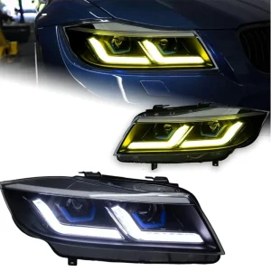 AIHUI 1075 Auto Parts Modification 3 Series E90 Headlight Assembly LED Day Running Light Turn Signal 24V 4000K