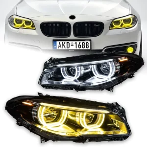 AKD Car Styling Head Lamp for BMW F10 Headlights 520i 525i 530i F11 LED Headlight Projector DRL Automotive Accessories