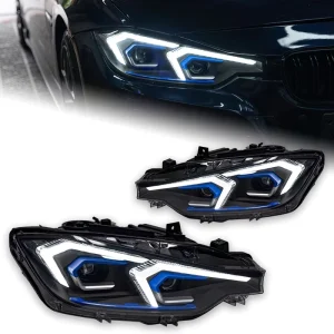 AKD Car Styling Head Lamp for BMW F30 Led Headlight Projector Lens F31 Front Lights DRL Signal Automotive Accessory