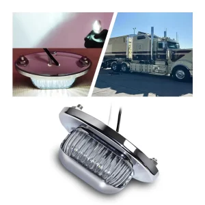 AMECA Certification Factory Truck License Plate Light High Power License Luces PC Mini Led License Light for Car Bus Trailer