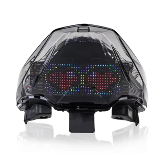 APP Control Motorcycle LED RGB Tail Light Turn Signal Lamp for Honda Beat Motocicleta Lighting System Accessories