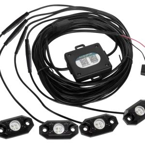 APP Remote Control Off Road Multicolor LED Light RGB 12V Rock Lights Kit