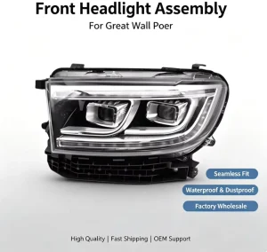 Adapted for Great Wall Cannon Headlight Assembly Passenger Version and Off Road Version Front Headlights