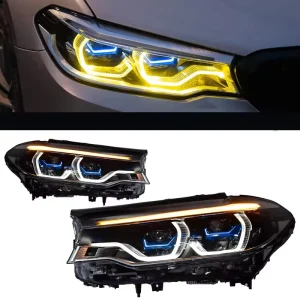 Adaptive Full LED Headlight for BMW 5 Series G38 G30 High Brightness Projector Front Headlamp Auto Parts