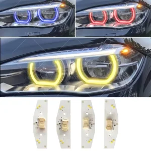 Adaptive LED Daylight Yellow Angel Eye DRL Module for X3 F25 X5 F15 F85 X6 F16 F86 Super Bright Blue Red 5 Decoration Light