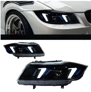 Adaptive Sedan Headlight Assembly Set for BMW E90 Upgrade Halogen Xenon Car Front Headlights