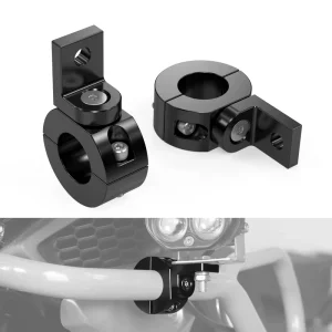 Adjustable 1″ Auxiliary Light Mount Holder Bracket Bumper Clamp for Yamaha Tenere 700 XTZ700 XTZ07