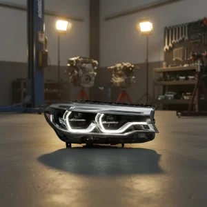 Advanced Icon Style LED Headlights for BMW 5 Series G30 G38 Upgrade Featuring Spoon DRL Sequential Blinker Unit Kit