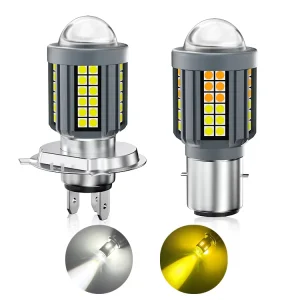Aftermarket Accessories White Yellow H6 LED Motorcycle Spotlight Condenser ATV H4 Lighting System CSP3570