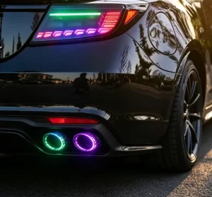 Aftermarket RGB Rear Lamp LED Tail Light Assembly Suitable for 86 GR86 with Sequential Animated Turn Signals