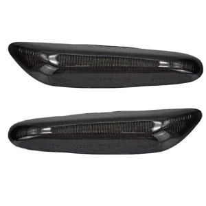 Aftermarket Replacement Smoke Lens Switchback Dynamic LED Side Marker Lamp for BMW E46 4D 5D E60 E61 E81 E87