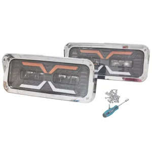 Aftermarket Semi Truck Body Spare Parts LED Projector Headlight Assemblies