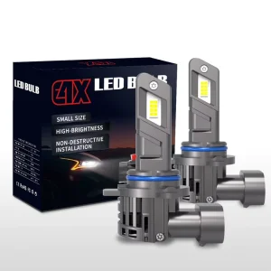 All in One E4X Light Bulb 27W 5600LM H4 H7 H11 HB3 HB4 HIR2 9012 LED Headlight Bulb Plug and Play for Car Motorcycle