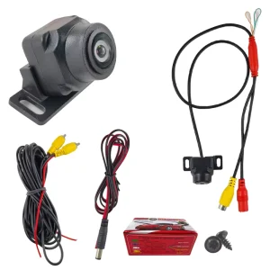 All in One Waterproof 360 Panoramic Night Vision AHD Universal Front Rear Car Navigation Camera Black Box