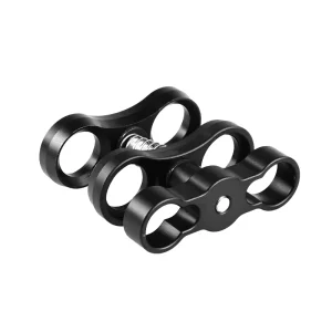 Aluminum 1″ Waterproof Ball Clamp Mount for Universal Underwater Diving Arm Camera Diving Lights Torch Bracket Insta360