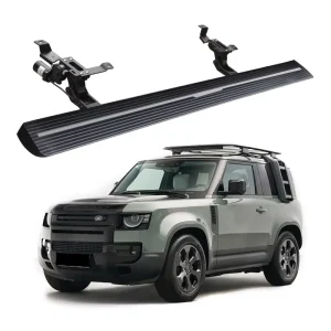 Aluminum Alloy Electric Side Steps IPX67 Waterproof Power Running Boards for Land Rover Defender 90