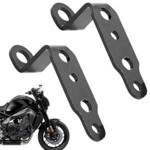 Aluminum Alloy Z-Shaped Powder Coated Motorcycle Auxiliary Light Mount Bracket 9cm*3.5cm for LED Spotlights Fog