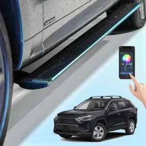 Aluminum Alloy+PP Plastic IP67 Waterproof LED Illuminated Electric Running Boards