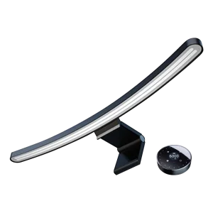 Aluminum Curved Monitor Light Bar with Remote Control Anti-Blue LED Screen Lamp for Gaming Monitors Eye-Care Desk Light