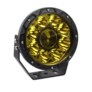 Aluminum Housing Bumper LED Work Light Dual Colors White 60W Driving Amber DRL Warning Light for ATVs
