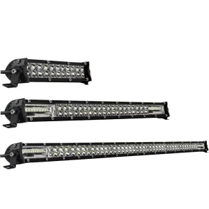 Aluminum LED Light Bar 12V/24V Off-Road & On-Road Driving Lamp for Truck SUV UTV ATV Universal Fog/Work Light CE Certified