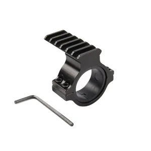 Aluminum Tube Clamp Bracket Anti Slip Screw Design Outdoor Field Observation Optical Lens Support Accessory Mount