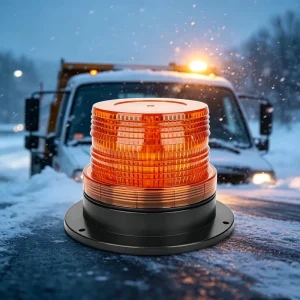 Amber LED Strobe Beacon Warning Light Emergency Strobe Light LED Beacon Warning Light for Car Truck Bus
