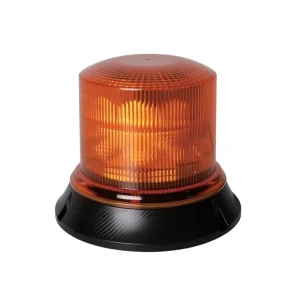 Amber LED Warning Light 20 LEDs 12-24V for School Buses 6 Modes Flash Rotation Safety Strobe Beacon Lamp