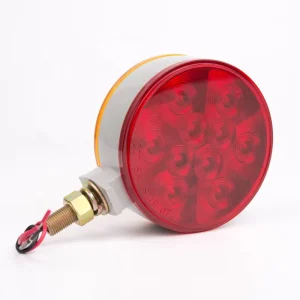 Amber Light Round LED Turn Signal Rear Lights for Buses Truck