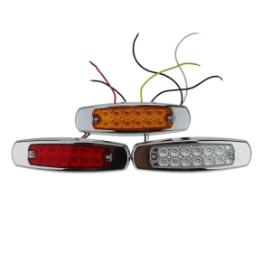 Amber Red White Trailers Lights Car LED Truck 12V 24V LED Side Marker Light