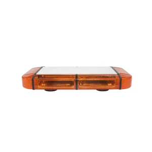 Amber Roof Top High Visibility Emergency Safety Warning LED Mini Strobe Light Bar with Magnetic Base Snow Plow Trucks