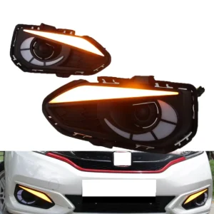 Amber White Ice Blue Eagle Eye Luces Led Drl Daytime Running Lights Fits for HONDA Fit