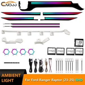 Ambient Light for Ford Ranger Raptor F-150 P703 F150R Interior Dynamic LED Lighting Accessories Upgrade Kits