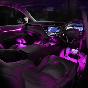 Ambient Light for Toyota Camry Ambient Light Kit Car Atmosphere Light LED 64 Color Car LED Interior Door Atmosphere Light
