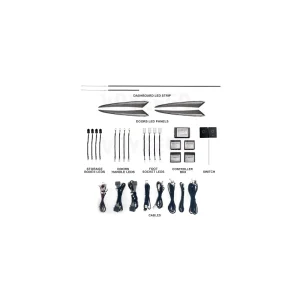 Ambient Lighting Car Upgrade Interior Car Accessories Lights Ambient Light for Honda Fit Carbon Fiber Pattern