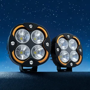 American Style 5 Inch 200W LED Off Road Light Pods 20000LM with DRL IP68 Ditch Lights for Jeep Tacoma UTV