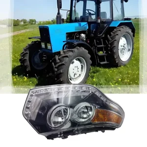 Angel Eyes Eperture Lens Headlamp Auto Spare Parts Car Headlight Left Assembly for MTZ 3163 3711010 2308.3775 12