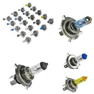 Anshuo H4 12V 60 55W 75 70W 100 90W White Quartz Glass P43T P45T 500h Lifespan Universal Fitment Halogen Bulb Car Headlight
