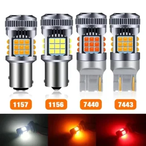 Anti Flicker Decoding LED Car Turn Signal T20 1156 1157 3030 36SMD Brake Light Reverse Light Car Parts
