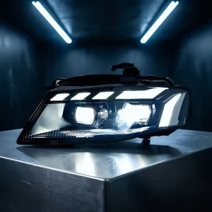 Applicable 08 12 A4 B8 RS One Stroke Blue Daytime Running Light Headlight Assembly 55W 12V