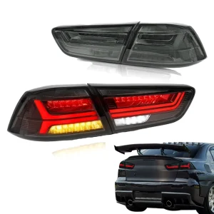 Applicable For Mitsubishi Evo LED Rear Lights Anti-tailgating Rear Lights Energy-saving Super Bright Brake Lights Modification