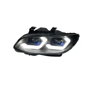 Applicable for 10-13 Model 3 Series E93 12V Modified LED Headlight Assembly with Dual Color Daytime Running Lights