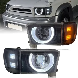 Applicable for Toyota 4Runner Headlight Assembly Modified LED Daytime Running Light Lens Headlights