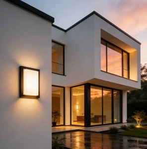 Architectural Outdoor LED Wall Light IP65 Waterproof Modern Exterior Wall Sconce Adjustable Beam Direction 5CCT