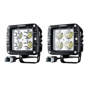 Arctic Light Off-road Vehicle A-pillar Square Work Light 2-inch 40W White/Golden Amber 2625LM 9-36V